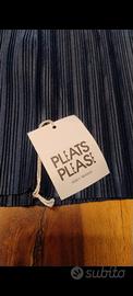 Pleats Please Issey Miyake Fascia collo 50 cm blu