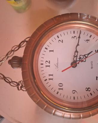orologio in rame lavorato a mano 
