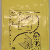 50 buste trasparenti 30x40 con fori Ercole