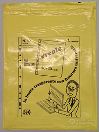 50 buste trasparenti 30x40 con fori Ercole