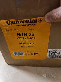 50 Camere d'aria Continental MTB26" valvola Dunlop