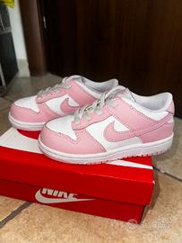 Scarpe dunk rosa bimba