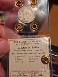 50 centesimi 1863