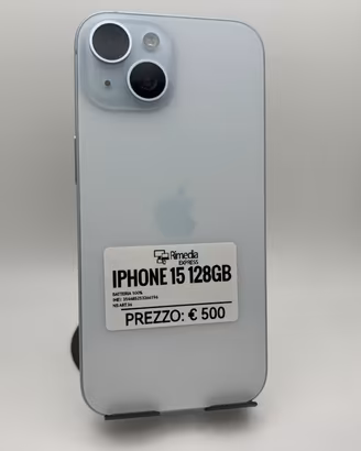 iPhone 15 128GB blu usato garanzia 