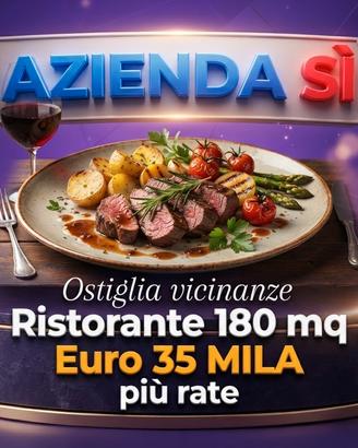 11M AziendaSi risto bar 180 mq anche rate