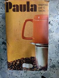 Caffettiera Moka Paula Express 6 Tazze Vintage