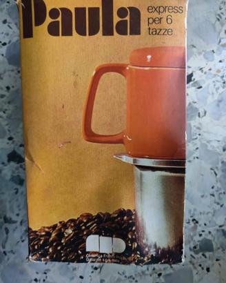 Caffettiera Moka Paula Express 6 Tazze Vintage
