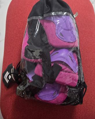 set protezioni bambina/ragazza taglia M