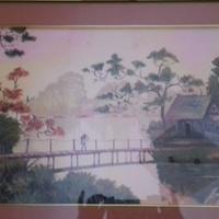 Quadro tempera su cartone telato