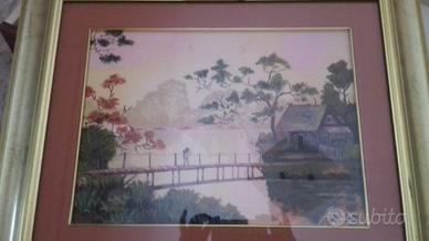 Quadro tempera su cartone telato