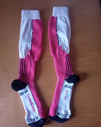 Calze da sci snowboard WED'ZE donna ragazza 38/40