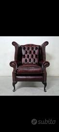 Poltrona chesterfield Queen Anne nuova... chester 