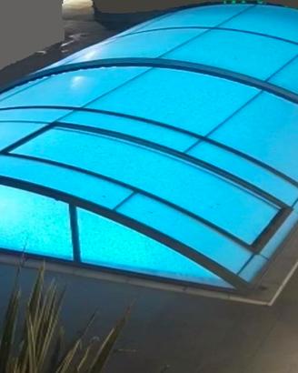 Copertura scorrevole per sicurezza piscina