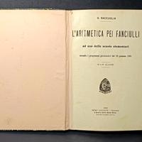 L'Aritmetica pei fanciulli vintage