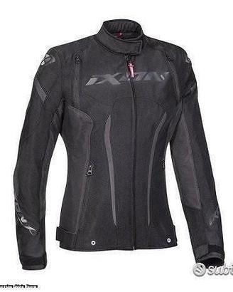 IXON Giubbino Moto Striker Donna Nero Motor's Pass