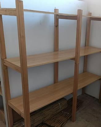 Scaffale abete 186 h 188 cm prof 55