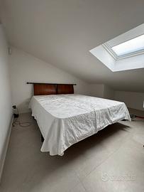 Letto Driade Mi Poso in ferro e legno, mat. incl.