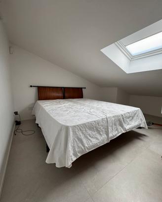 Letto Driade Mi Poso in ferro e legno, mat. incl.