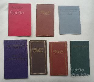 Vecchi libretti e assegni di Banca anni '20 / '30