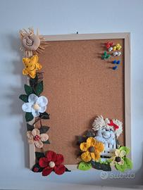 Lavagna Nuova per memo in sughero -ved.descrizione