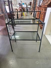 comodino in ferro battuto 