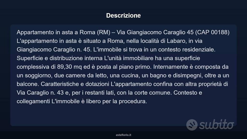 Appartamento – Roma, Labaro, Municipio Roma XV - Vista 4