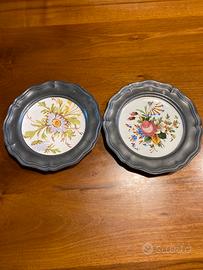 Collezzionismo piatti peltro