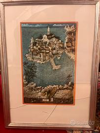 Quadro Acquaforte Galeazzo Viganò Rovigno