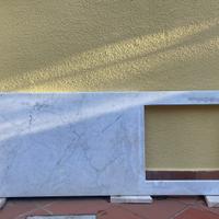 piano cucina in marmo di Carrara