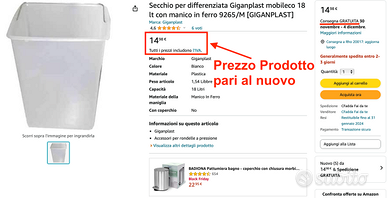 Pattumiera estraibile sotto lavello - Arredamento e Casalinghi In vendita a  Verona