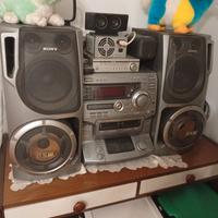 HiFi Sony 5 CD con telecomando 