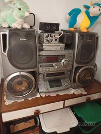 HiFi Sony 5 CD con telecomando 