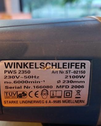 flessibile smerigliatrice D 230