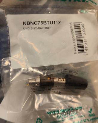 connettore bnc neutrik NBNC75BTUP11X