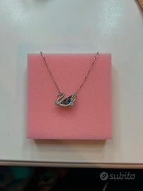 Collana Swarovski Cigno Blu