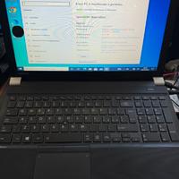 NOTEBOOK TOSHIBA tecra a50-a-1gn -difetti- FATTURA