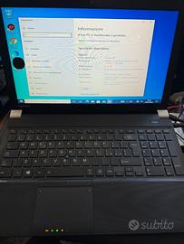 NOTEBOOK TOSHIBA tecra a50-a-1gn -difetti- FATTURA
