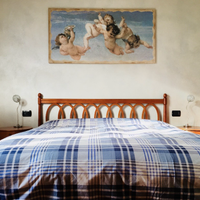 Letto matrimoniale in ciliegio