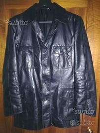 Giacca sahariana in pelle tg 46