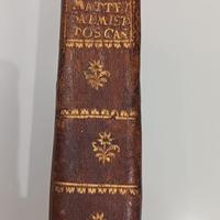 libro antico Salmista toscano Mattei 1749