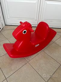 LITTLE TIKES CAVALLO A DONDOLO ROSSO