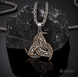 Collana Amuleto Vichingo Portafortuna Odino Rune