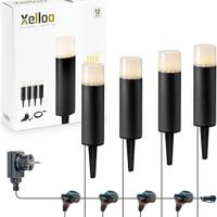 Kit di illuminazione da giardino 12 Volt 4 luci