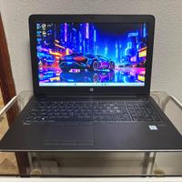 WORKSTATION HP ZBOOK PROFESSIONALE I7 QUADRO 4GB