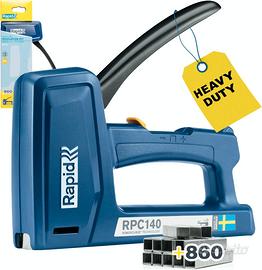 Rapid Graffatrice Manuale con 860 Graffe, RPC140