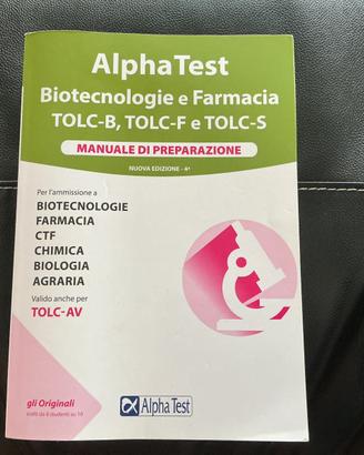 Manuale di preparazione Alpha Test | TOLC-B, F e S