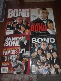 4 riviste in inglese sui film di James Bond 007