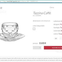 6 tazzine caffe' GUZZINI VENICE