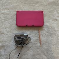 NINTENDO 3DS XL ROSA + CARICATORE e PENNINO