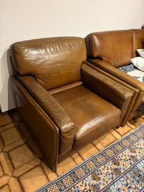 Poltrona in pelle